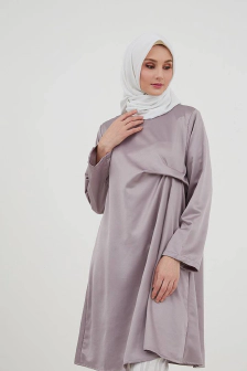 Belisa Flare Tunik Grey