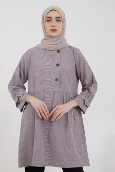 Sephia Elora Flare Tunic Brown