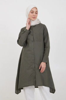 Sephia Fera Long Shirt Olive
