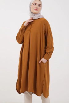 Vuvu Midi Dress Brown